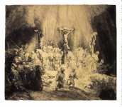 Rembrandt Harmensz. van Rijn Christ Crusified between Two Malefactors  - Hermitage